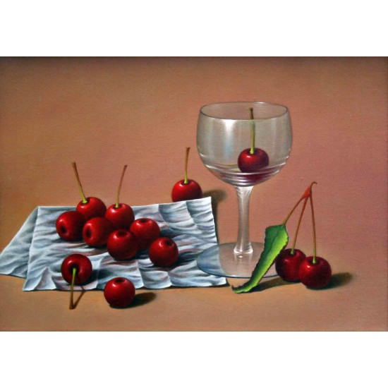 Glass and Cherries
