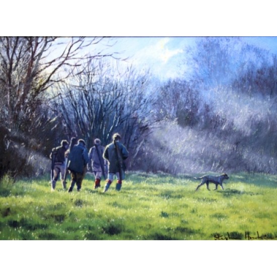 With the sun on our backs