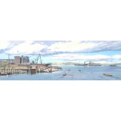 Newark Castle  and  P.S.  Columba 