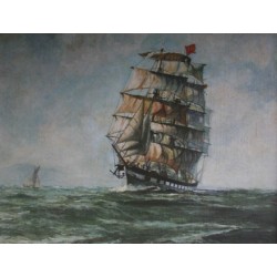 S.V. Wavertree  in Soundings English Channel